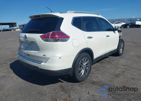 2016 Nissan Rogue Sl from USA, damaged, VIN 5N1AT2MT9GC742428